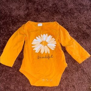 Beautiful Orange Baby Onesie